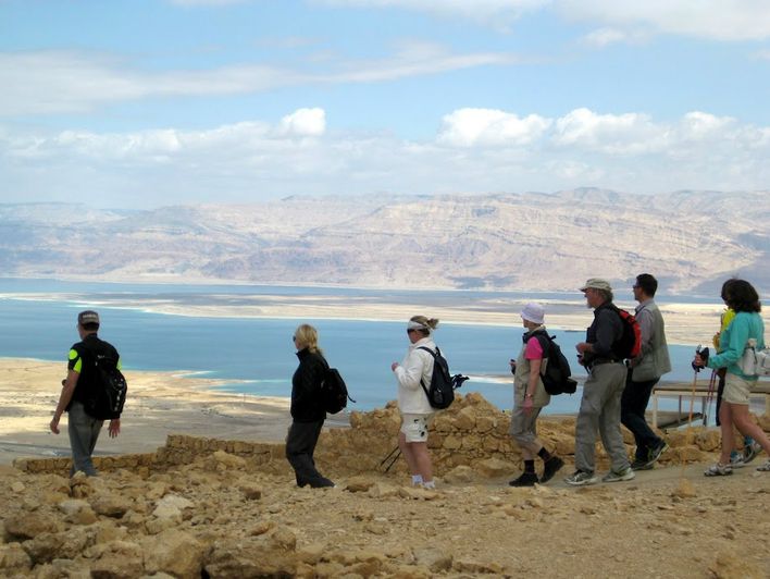 Masadan vuorilinnoitukselta on huikeat näkymät Kuolleelle merelle ja Jordaniaan. Kuva Reijo Kuisma 2012.

LISÄÄ KUVIA JA VIDEOITA VUOSITAIN VASEMMALTA VALIKOSTA